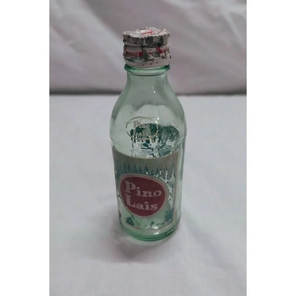 RARE! Old Vintage Pino Lais Glass Bottle Surface Cleaner from MEXICO